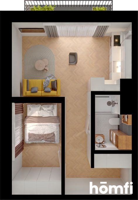 2-room apartment with a view of the bay - Apartment - Sale - Gdynia, Śródmieście