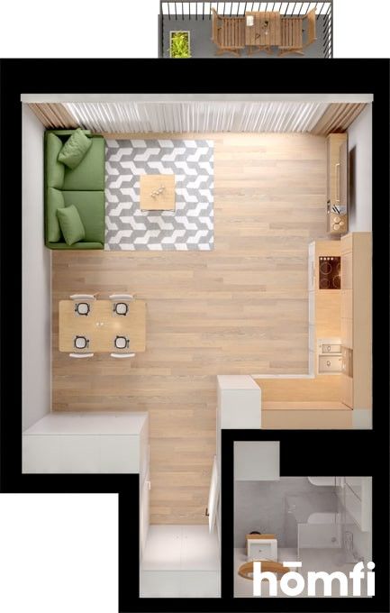 Apartment with a balcony in the center of Gdynia - Apartment - Sale - Gdynia, Śródmieście