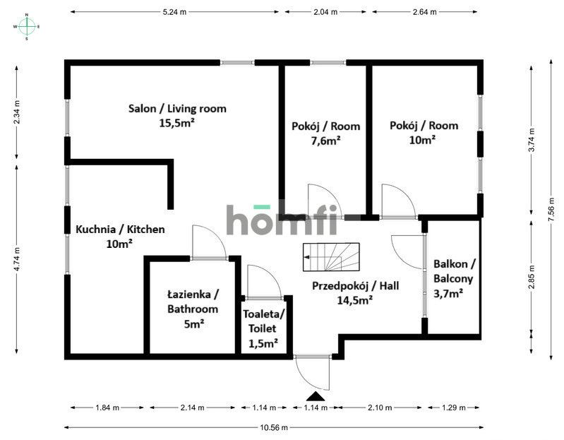 Atmospheric 3-room apartment with a mezzanine in a great location - Квартира - Оренда - Gdańsk, Wrzeszcz
