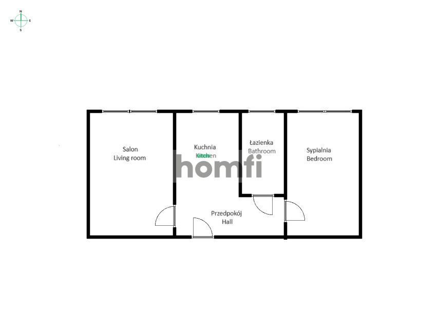 For sale 2-rooms flat Toruńska street 549 000 PLN - Apartment - Sale - Wrocław, Psie Pole / Kowale