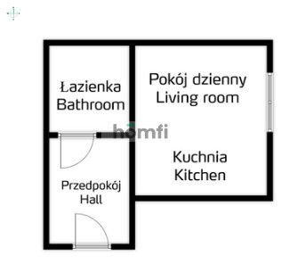 homfi presents a modern 1-room apartment for rent on Na Wrzosach Street – available immediately! - Apartment - Rent - Kraków, Podgórze / Bieżanów-Prokocim