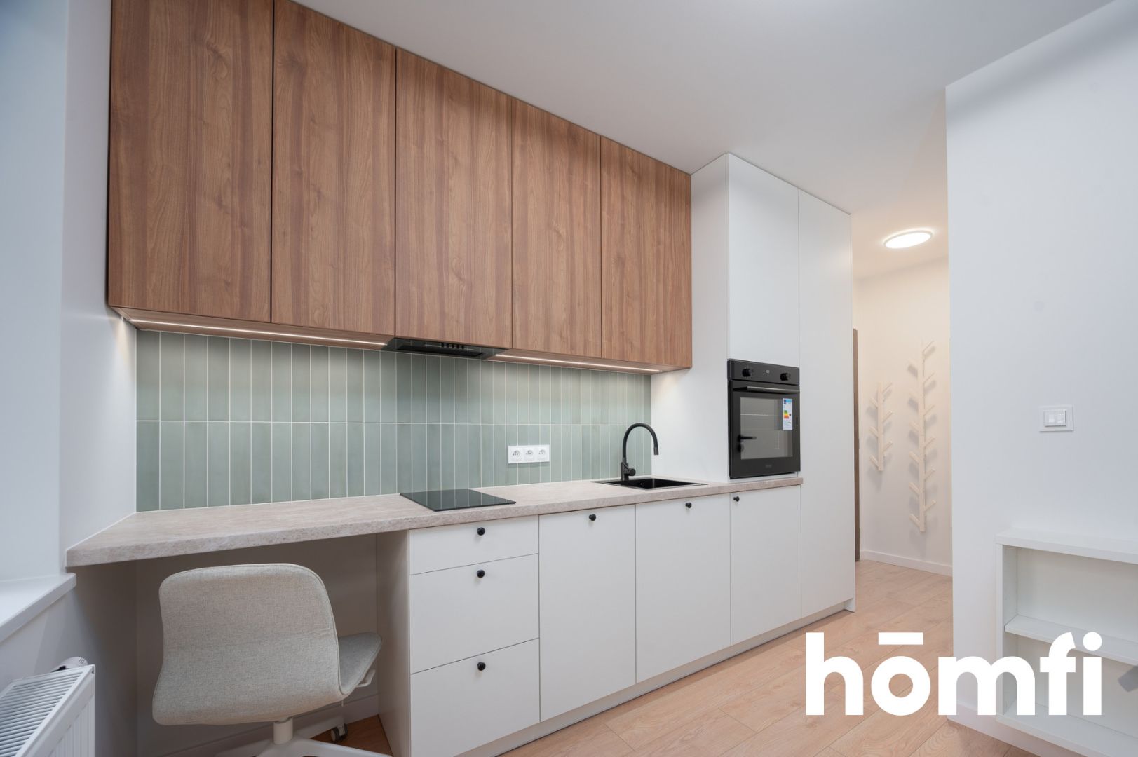 homfi presents a modern 1-room apartment for rent on Na Wrzosach Street – available immediately! - Apartment - Rent - Kraków, Podgórze / Bieżanów-Prokocim