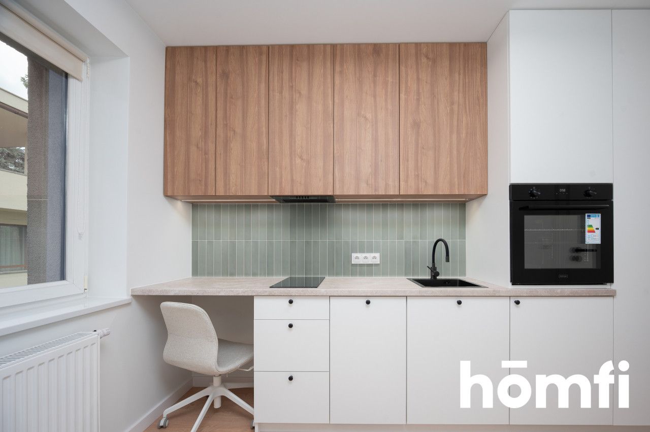 homfi presents a modern 1-room apartment for rent on Na Wrzosach Street – available immediately! - Apartment - Rent - Kraków, Podgórze / Bieżanów-Prokocim