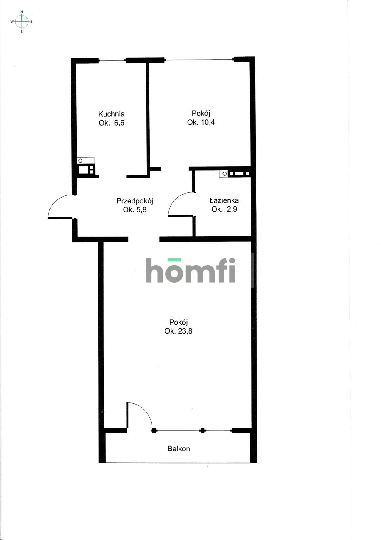 Metro Bemowo | 2 oddzielne pokoje | po remoncie - Mieszkanie - Sprzedaż - Warszawa, Bemowo