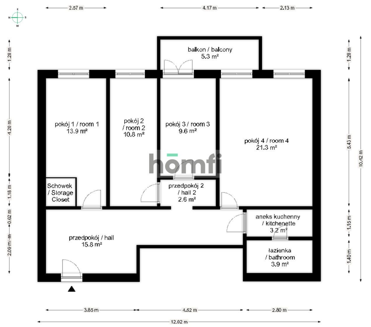 Apartment with 4 rooms | offices or consulting rooms - Квартира - Оренда - Wrocław, Krzyki