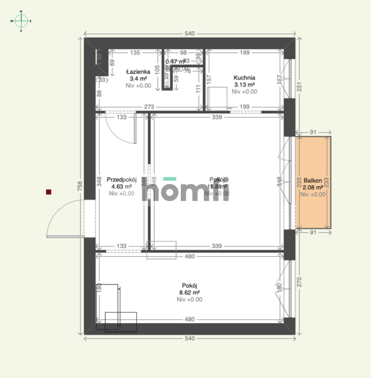 Bright apartment for rent for a single or couple - Apartment - Rent - Lublin, LSM