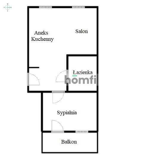 A spacious, two-room apartment at Wybickiego Street - Apartment - Rent - Kraków, Krowodrza