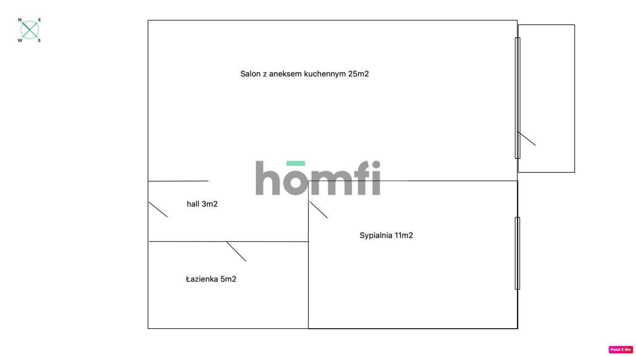 Aparment 2 room with terrace view - Apartment - Sale - Gdańsk, Piecki-Migowo