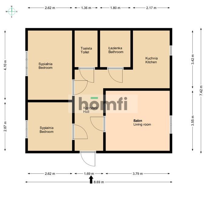 Przestronne mieszkanie - Mieszkanie - Sprzedaż - Radom, Południe