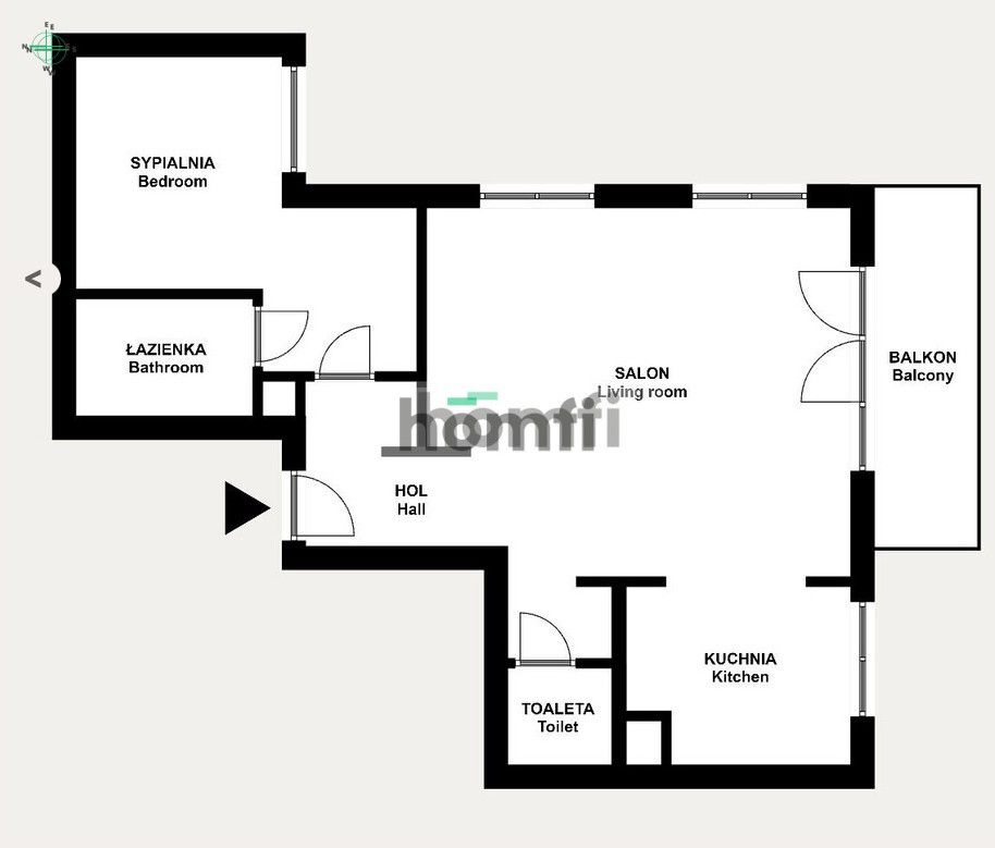 Spacious, with a large terrace in a green area - Apartment - Rent - Kraków, Podgórze / Łagiewniki-Borek Fałęcki