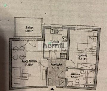 Decomposed 2 room, 49m2 on a quiet estate - Apartment - Sale - Wrocław, Psie Pole
