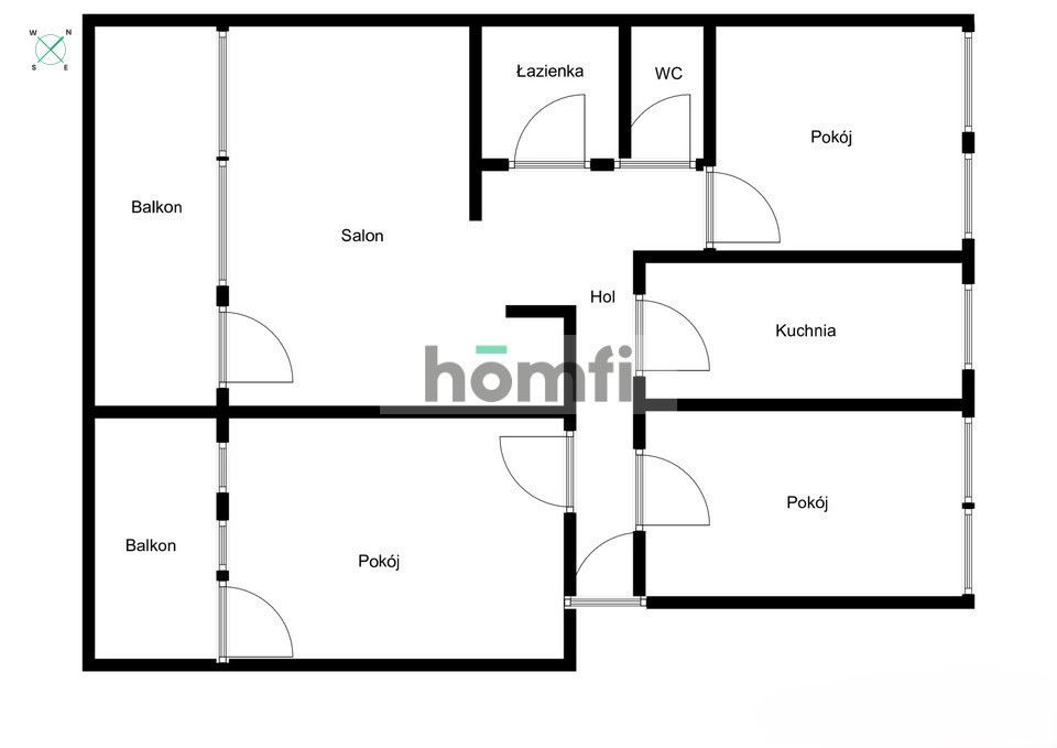 4-room apartment for your own arrangement - Apartment - Sale - Kraków, Podgórze / Wola Duchacka