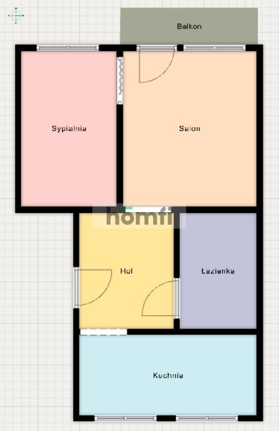 Two room - Apartament Łódź-Teofilów ul. Traktorowa - Apartment - Rent - Łódź, Polesie