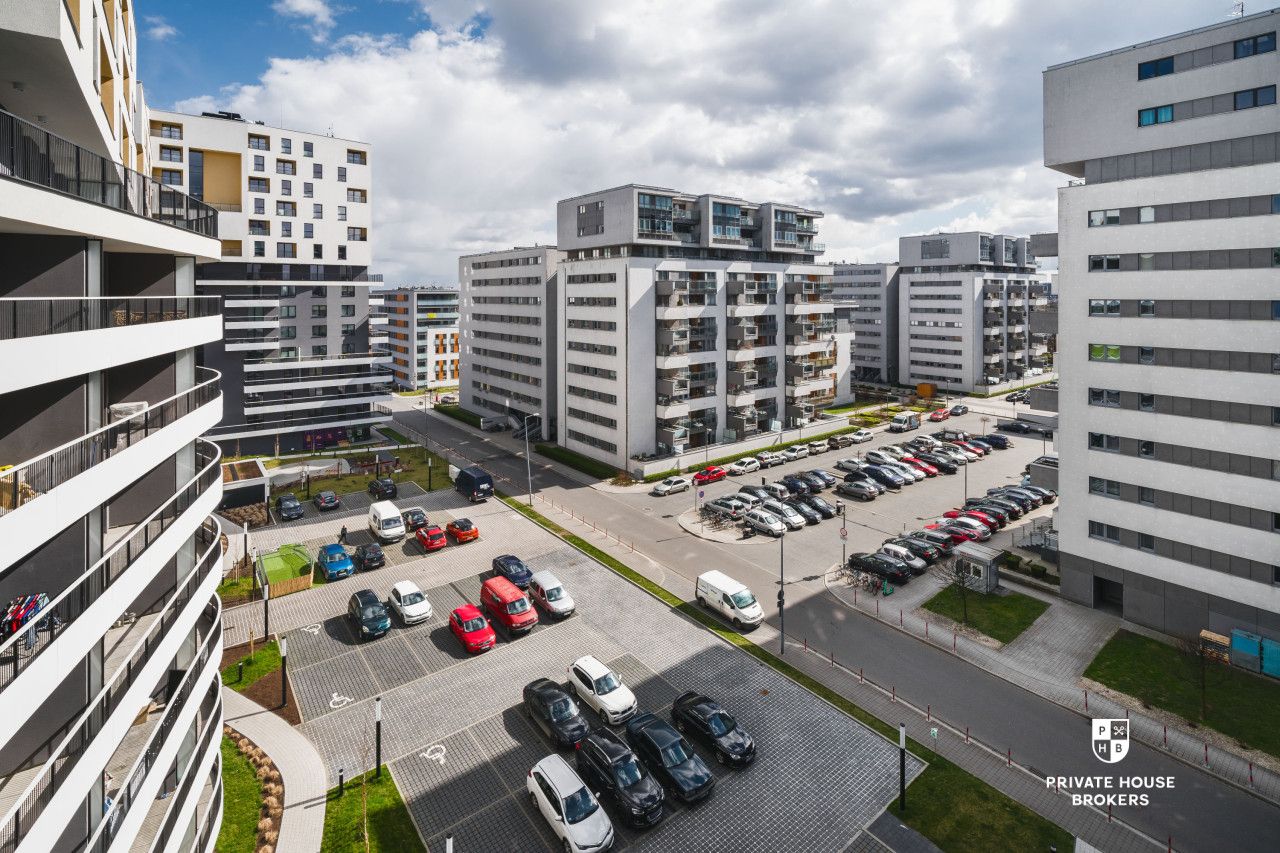 Studio with separate bedroom 28m2 Osiedle KRK Stańczyka - Apartment - Rent - Kraków, Krowodrza / Bronowice