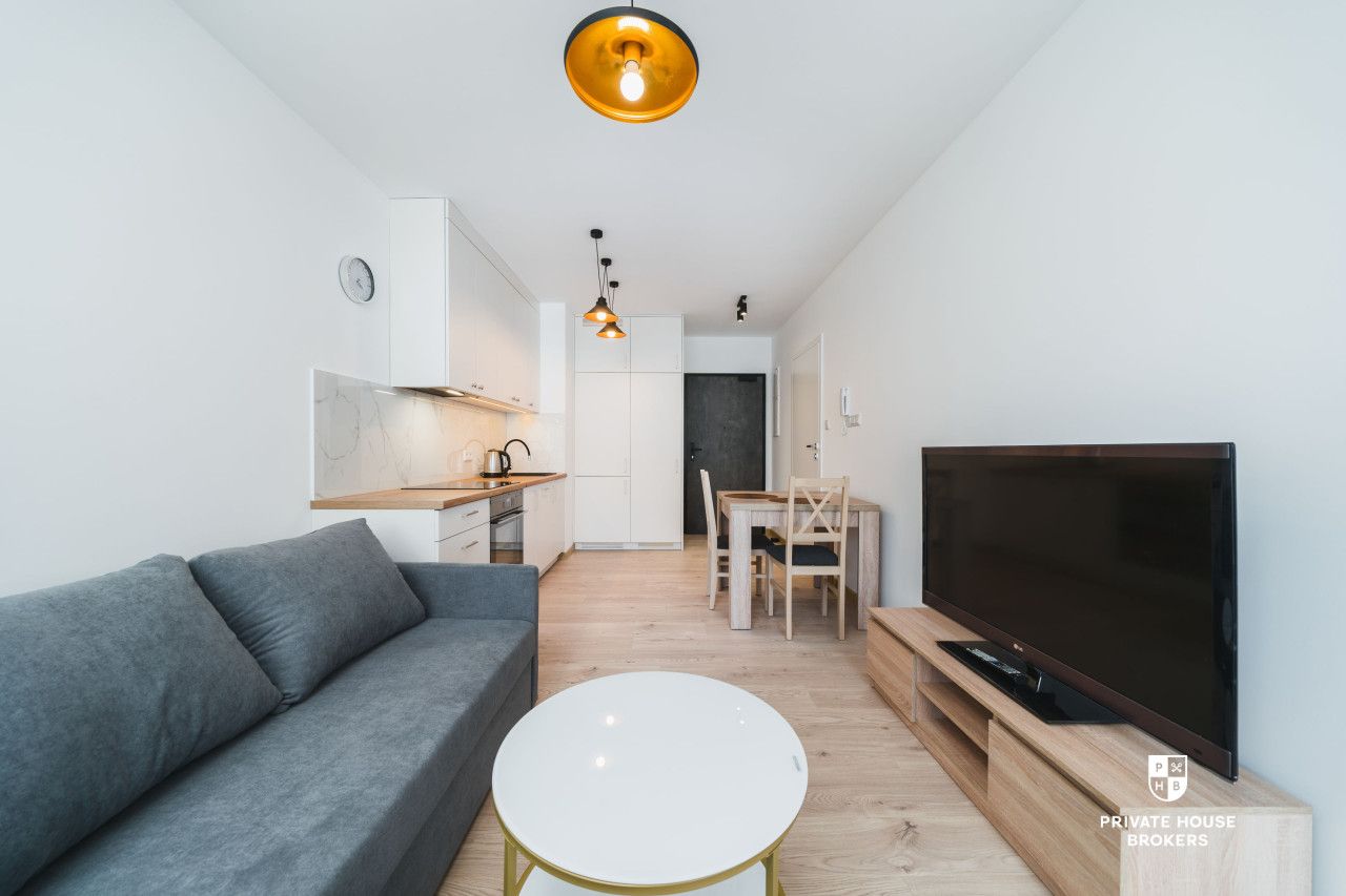 Studio with separate bedroom 28m2 Osiedle KRK Stańczyka - Apartment - Rent - Kraków, Krowodrza / Bronowice