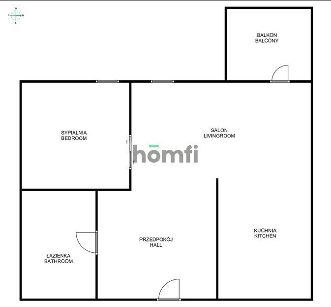 Apartment for sale, 50 m2, 2 rooms, Kraków, Zabłocie - Apartment - Sale - Kraków, Zabłocie