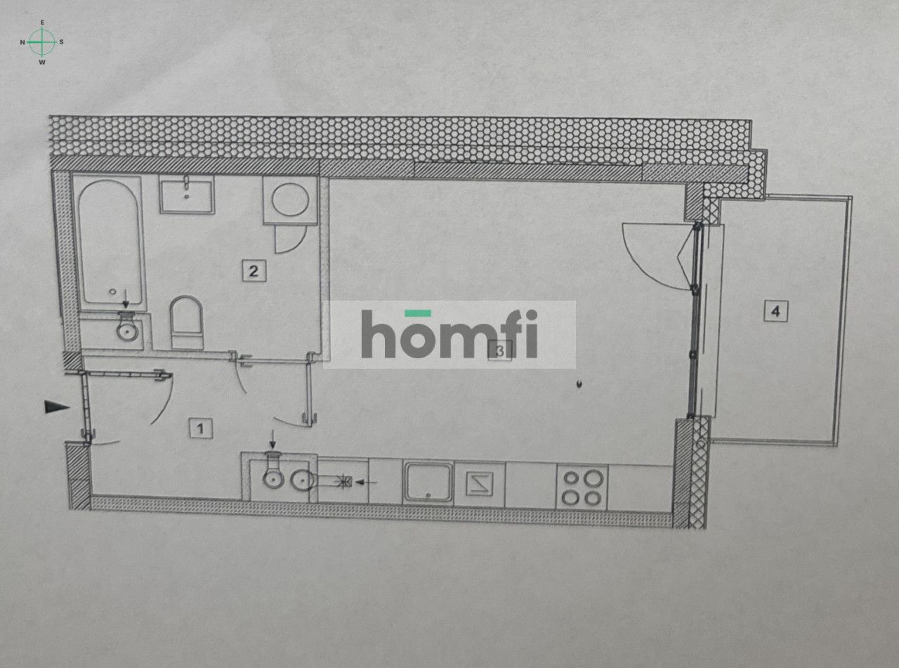 Komfortowa kawalerka z dużą loggią - Mieszkanie - Wynajem - Łódź, Śródmieście
