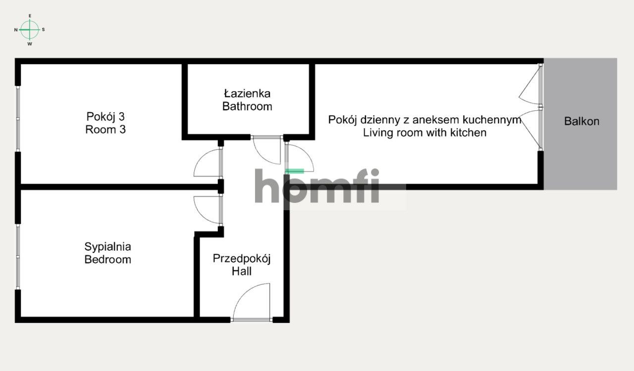 new I first lease I balcony I parking - Apartment - Rent - Wrocław, Krzyki / Przedmieście Oławskie