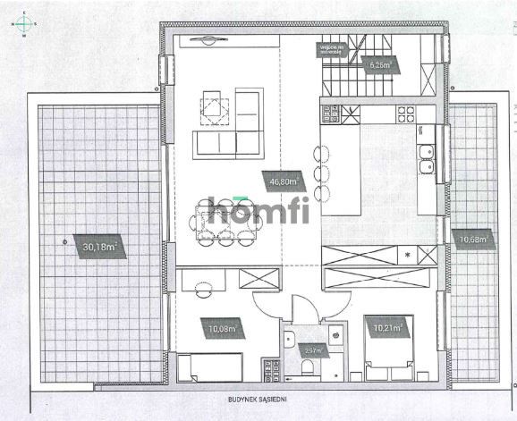 Spacious 3-room apartment with 2 mezzanines - Apartment - Sale - Wrocław, Krzyki / Wojszyce