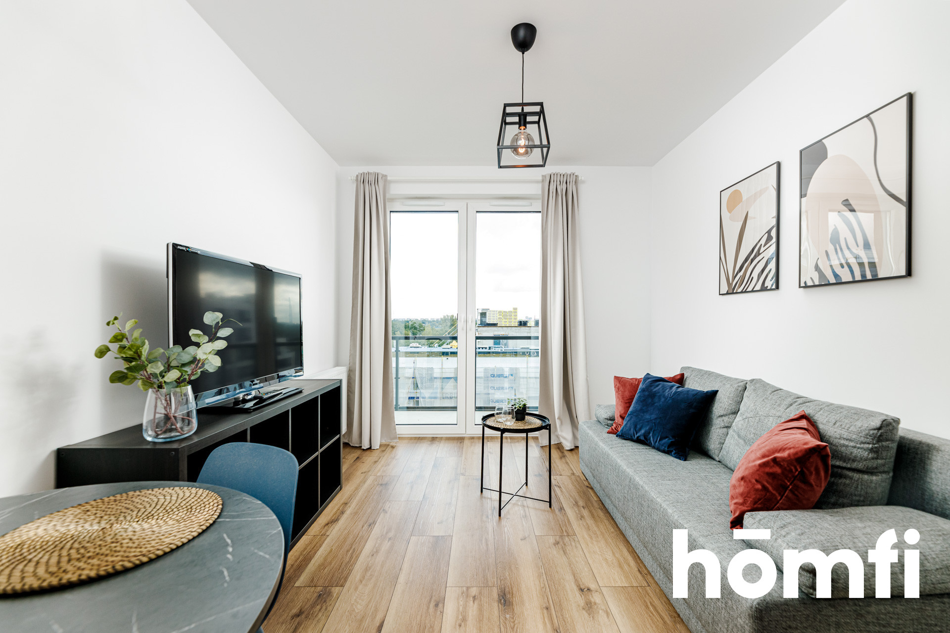 Modern 2-rooms with a balcony, wardrobe and a storage room - Port Popowice - Apartment - Rent - Wrocław, Fabryczna