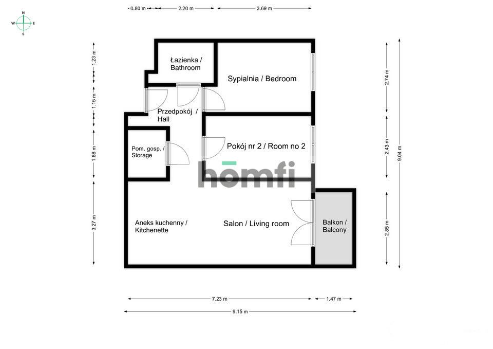 A modern apartment right next to Nowa Huta Meadows - Apartment - Sale - Kraków, Nowa Huta