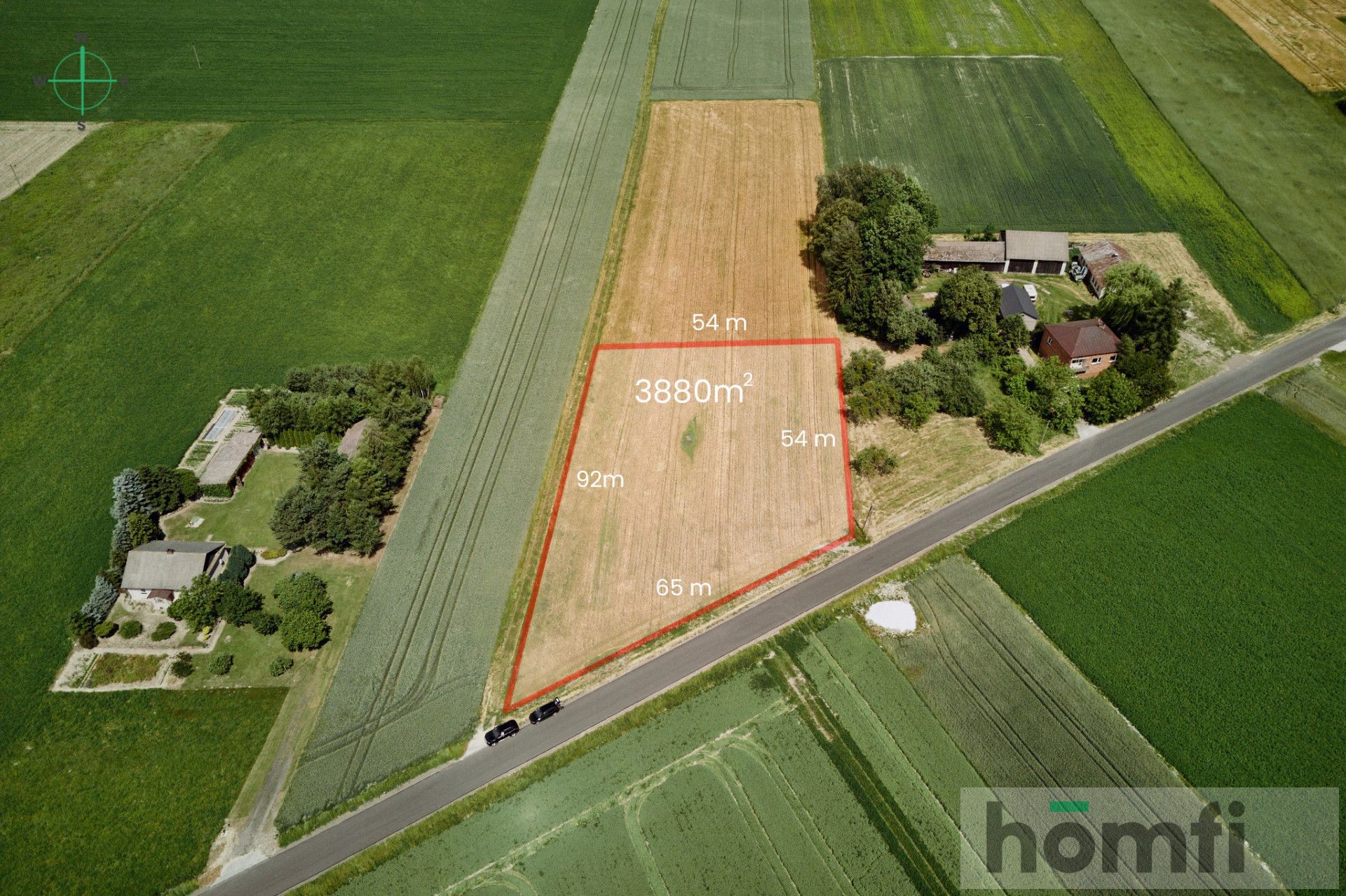 Picturesque plot near Krasnystaw - Ділянка - Продаж - Krasnostawski, Krasnystaw