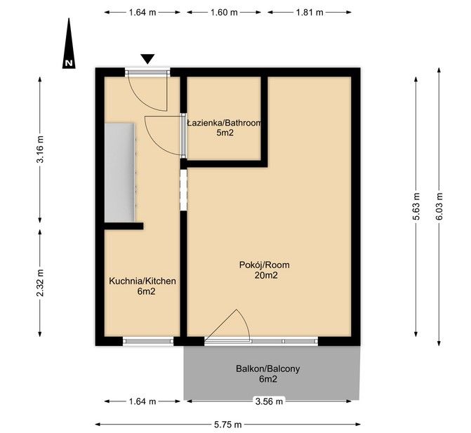 Przytulna kawalerka z balkonem - przy Promenadzie - Mieszkanie - Wynajem - Warszawa, Praga-Południe