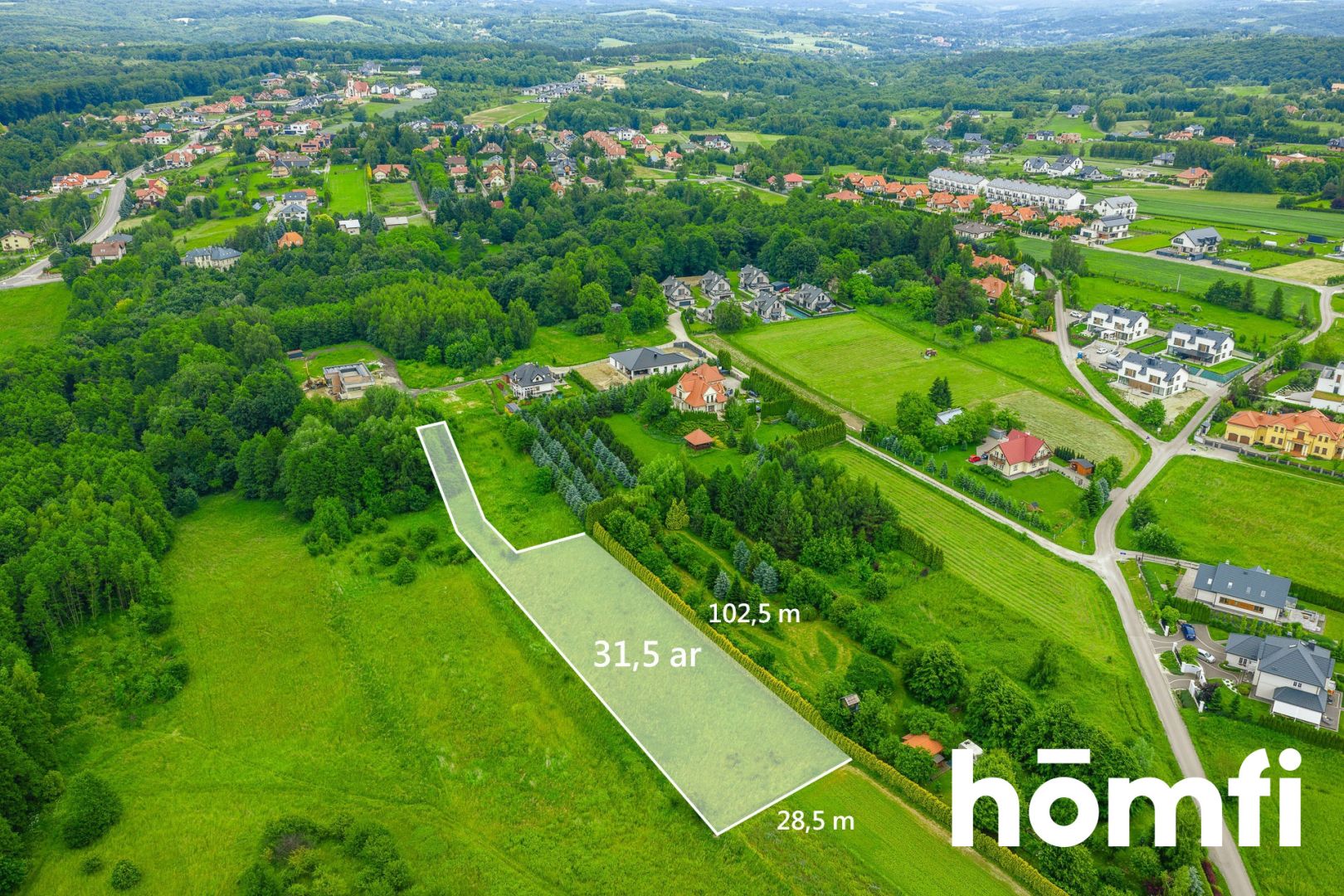 Unique Residential Plot – Rzeszów, Kukuczki St | 3150 m² | All Utilities | Building Permit - Ділянка - Продаж - Rzeszów, Słocina