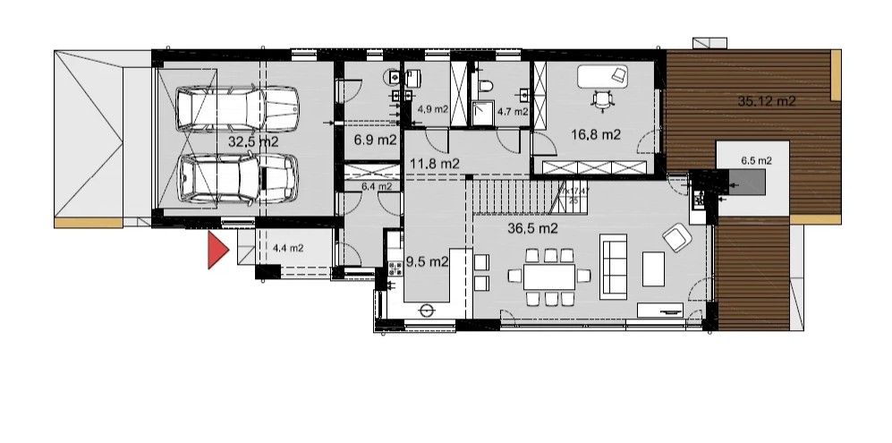 HOUSE WITH POTENTIAL | 260 m² | 2075 m² PLOT | 4 BEDROOMS | 3 BATHROOMS | DOUBLE GARAGE | PEACEFUL LOCATION NEAR THE FOREST | WÓLKA GÓRSKA, JABŁONNA - House - Sale - Legionowski, Jabłonna / Wólka Górska