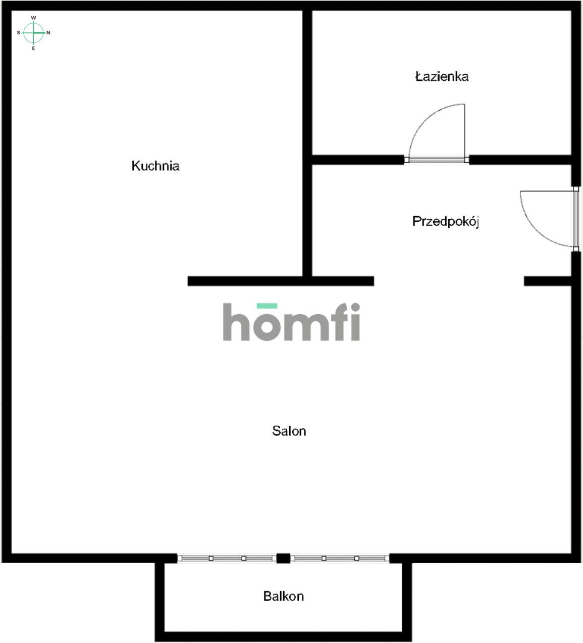 Studio apartment for rent Chełmińskie Przedmieście - Apartment - Rent - Toruń, Chełmińskie Przedmieście