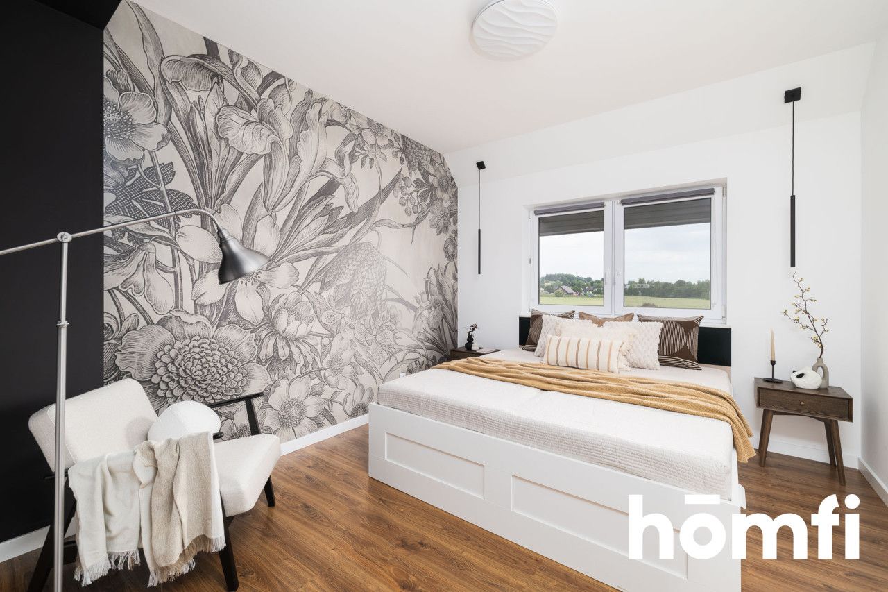 Well-lit, 105m² with a garage built into the building | 246m² plot | garden, terrace, pool, air conditioning | - House - Sale - Krakowski, Zabierzów / Brzezie