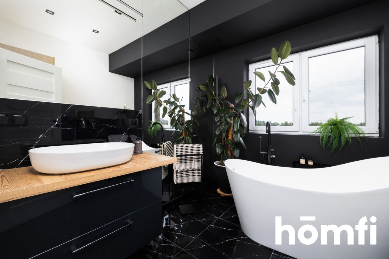 Well-lit, 105m² with a garage built into the building | 246m² plot | garden, terrace, pool, air conditioning | - House - Sale - Krakowski, Zabierzów / Brzezie