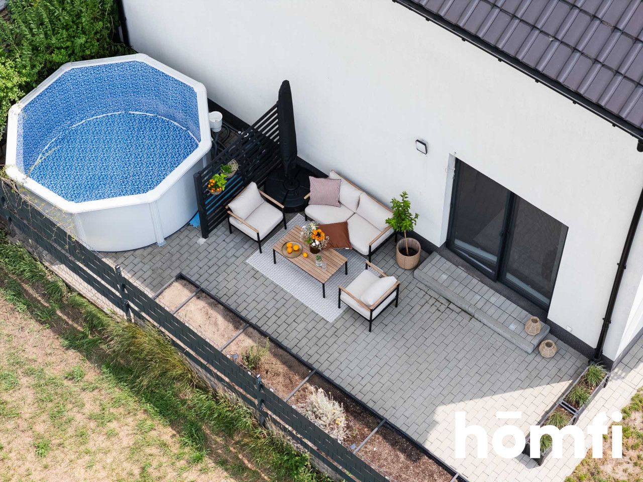 Well-lit, 105m² with a garage built into the building | 246m² plot | garden, terrace, pool, air conditioning | - House - Sale - Krakowski, Zabierzów / Brzezie