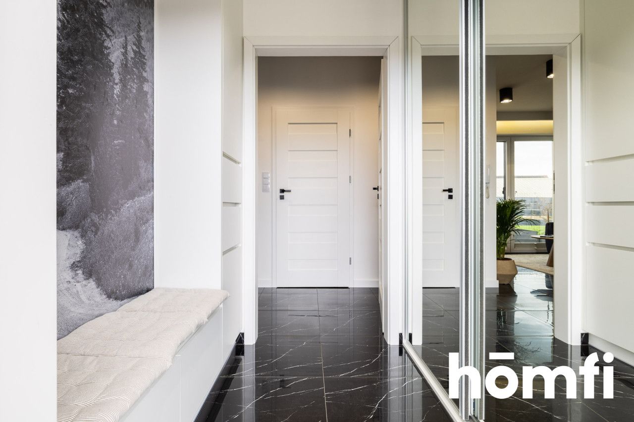 Well-lit, 105m² with a garage built into the building | 246m² plot | garden, terrace, pool, air conditioning | - House - Sale - Krakowski, Zabierzów / Brzezie