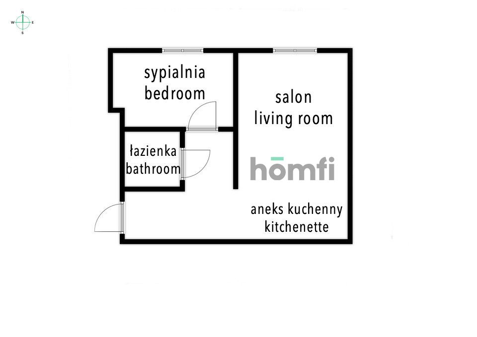 2 pokoje na Saskiej Kępie - Mieszkanie - Wynajem - Warszawa, Praga-Południe / Saska Kępa