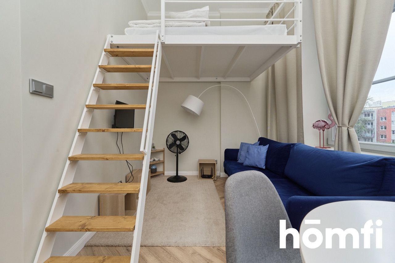 Studio apartment with a mezzanine Lokum Vena, Bema Square - Apartment - Rent - Wrocław, Śródmieście / Nadodrze