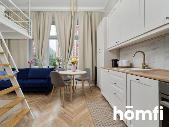 Studio apartment with a mezzanine Lokum Vena, Bema Square - Apartment - Rent - Wrocław, Śródmieście / Nadodrze
