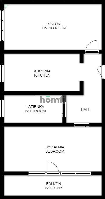 2-room apartment 47 m2, Marii Bobrzeckiej - Apartment - Rent - Kraków, Krowodrza / Prądnik Biały