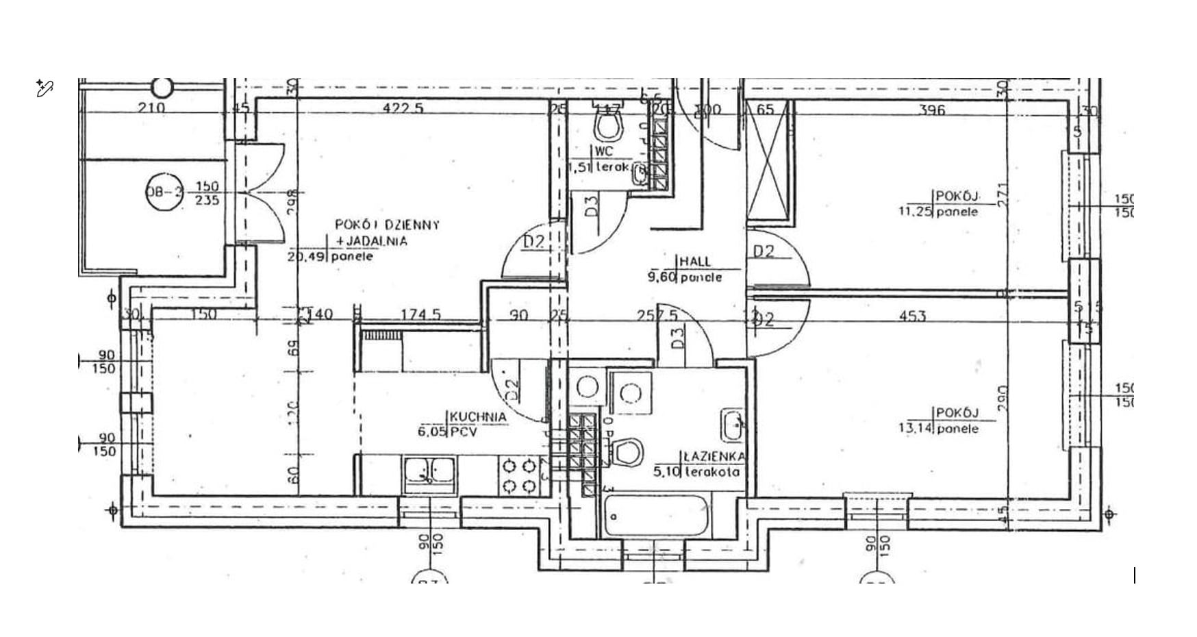3 POKOJE | 67 m² | GARAŻ | PROJEKTANT - Mieszkanie - Wynajem - Rzeszów, Franciszka Kotuli