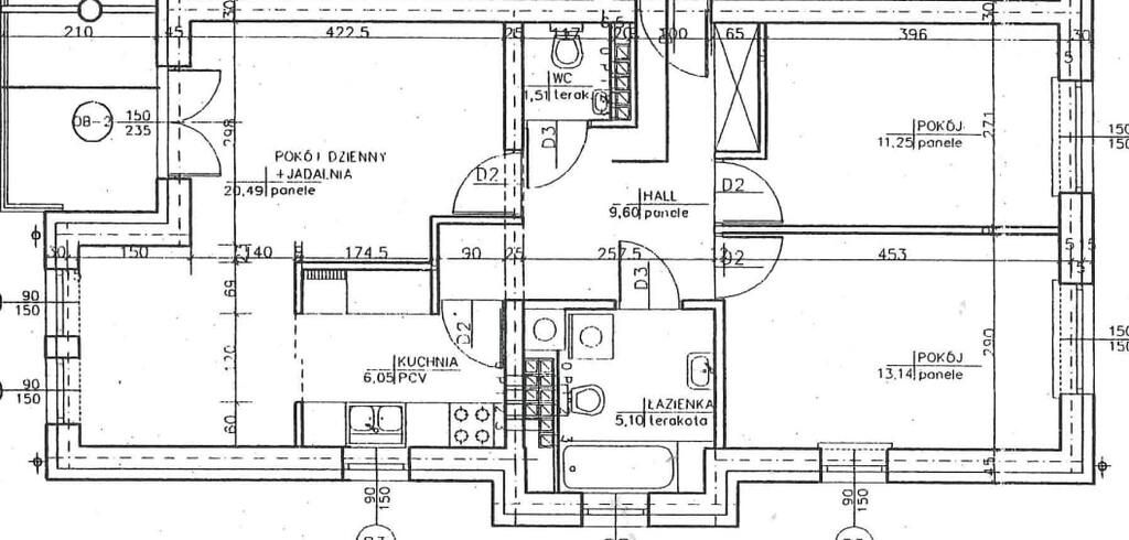 3 POKOJE | 67 m² | GARAŻ | PROJEKTANT - Mieszkanie - Wynajem - Rzeszów, Franciszka Kotuli