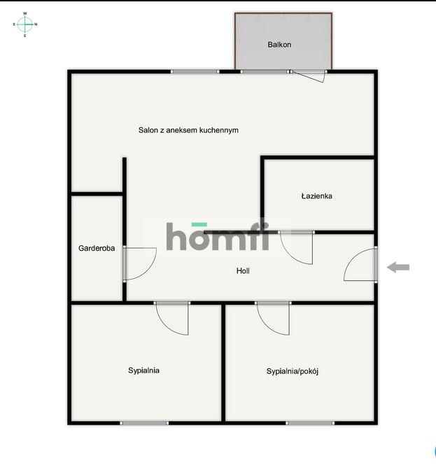 3 Rooms, Walk-in Wardrobe, and Garage – Niecia Street - Квартира - Оренда - Rzeszów, Staromieście