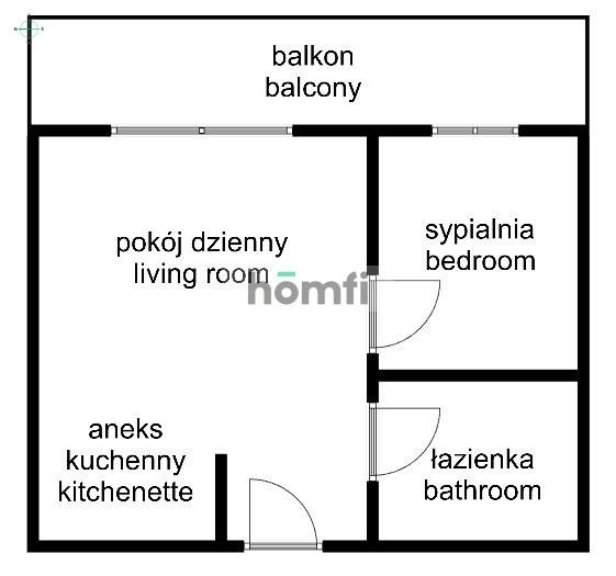 2-pokojowy apartament z balkonem - Mieszkanie - Wynajem - Kraków, Śródmieście / Grzegórzki