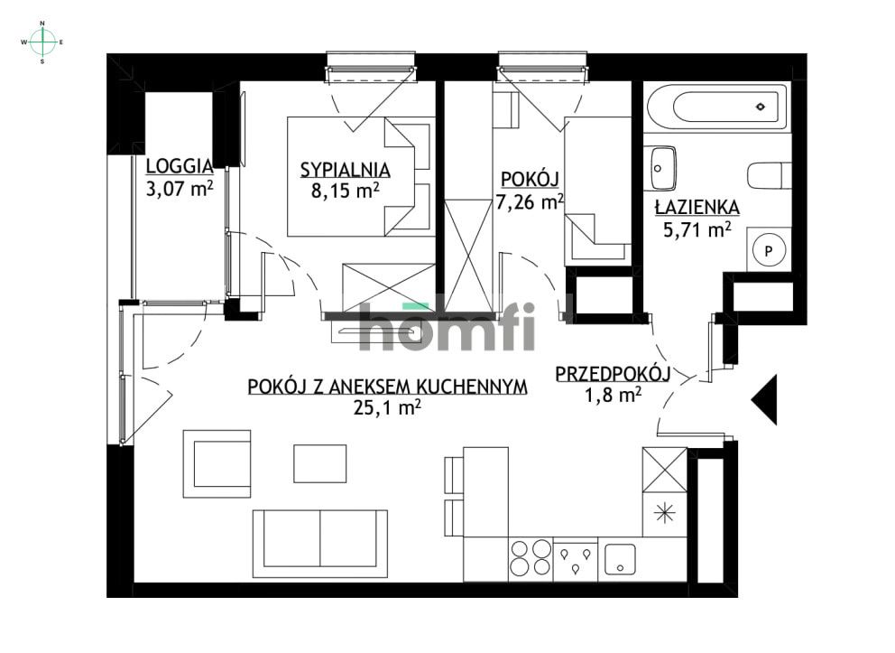 Apartament w nowej inwestycji – KrakoVska - Mieszkanie - Wynajem - Rzeszów, Przybyszówka
