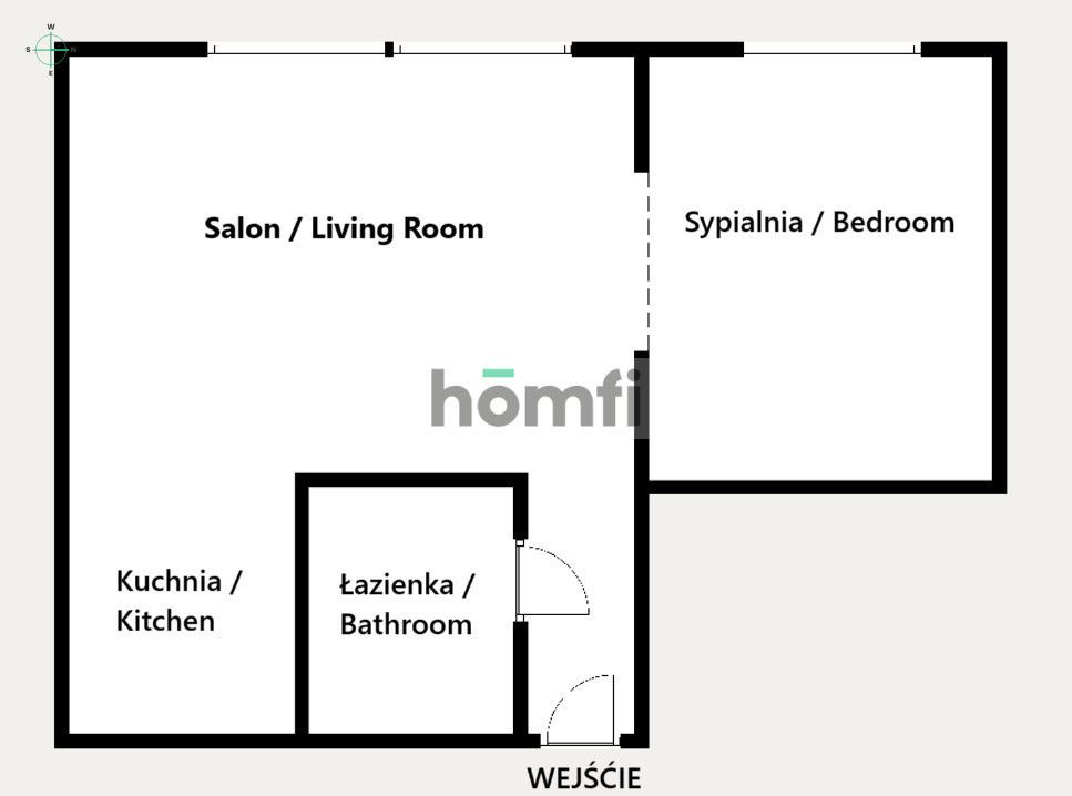 Super lokalizacja - 2 pok mieszkanie - Al. 29 Listopada, Uniwersytet Rolniczy - Mieszkanie - Wynajem - Kraków, Śródmieście / Prądnik Czerwony