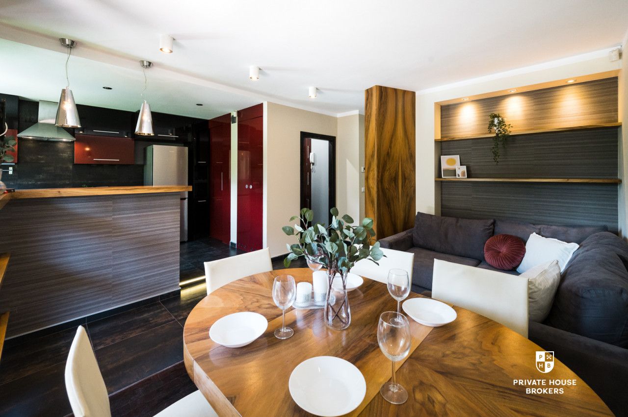 A spacious, four-room apartment with garden J. Chełmońskiego Street - Apartment - Sale - Kraków, Krowodrza / Bronowice
