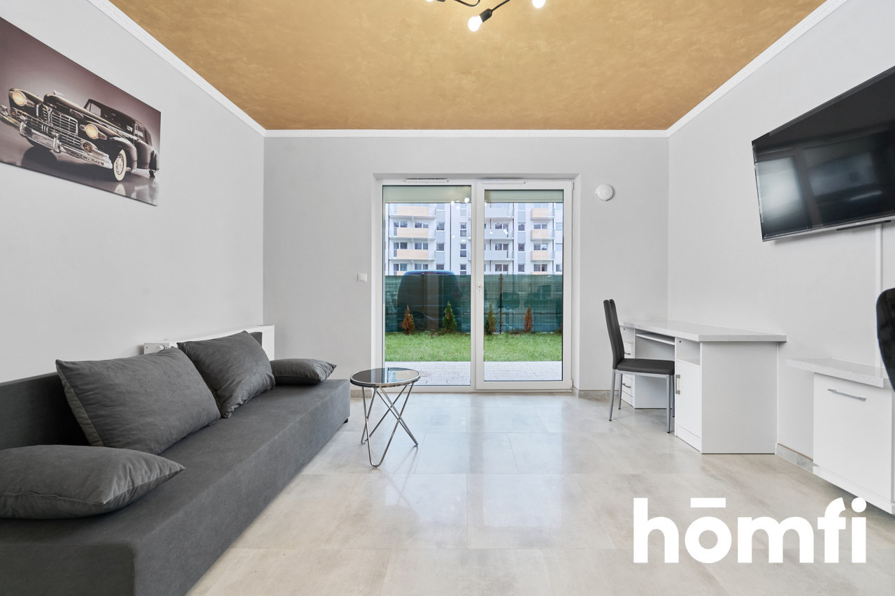 One-bedroom apartment with garden Drabika Street Jagodno - Apartment - Rent - Wrocław, Krzyki / Jagodno