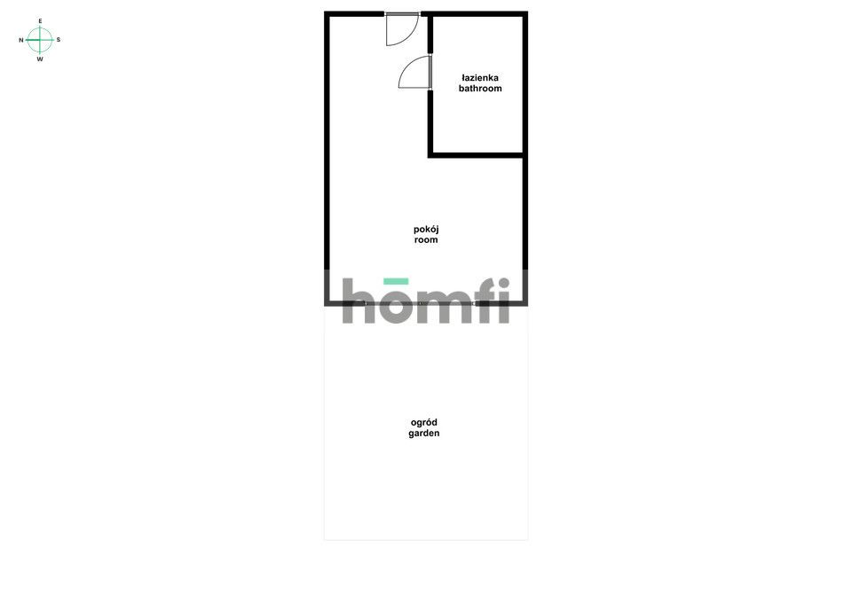 One-bedroom apartment with garden Drabika Street Jagodno - Apartment - Rent - Wrocław, Krzyki / Jagodno