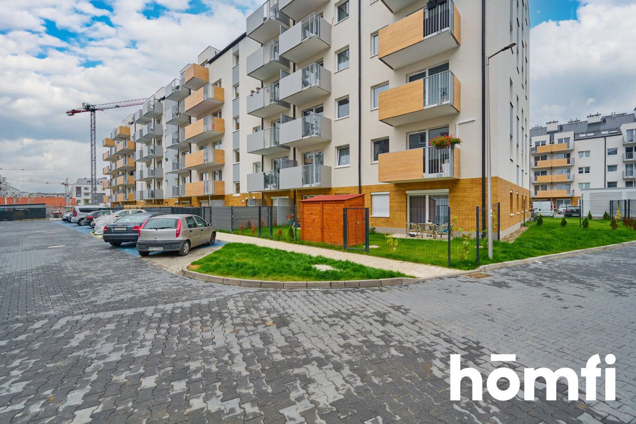 One-bedroom apartment with garden Drabika Street Jagodno - Apartment - Rent - Wrocław, Krzyki / Jagodno