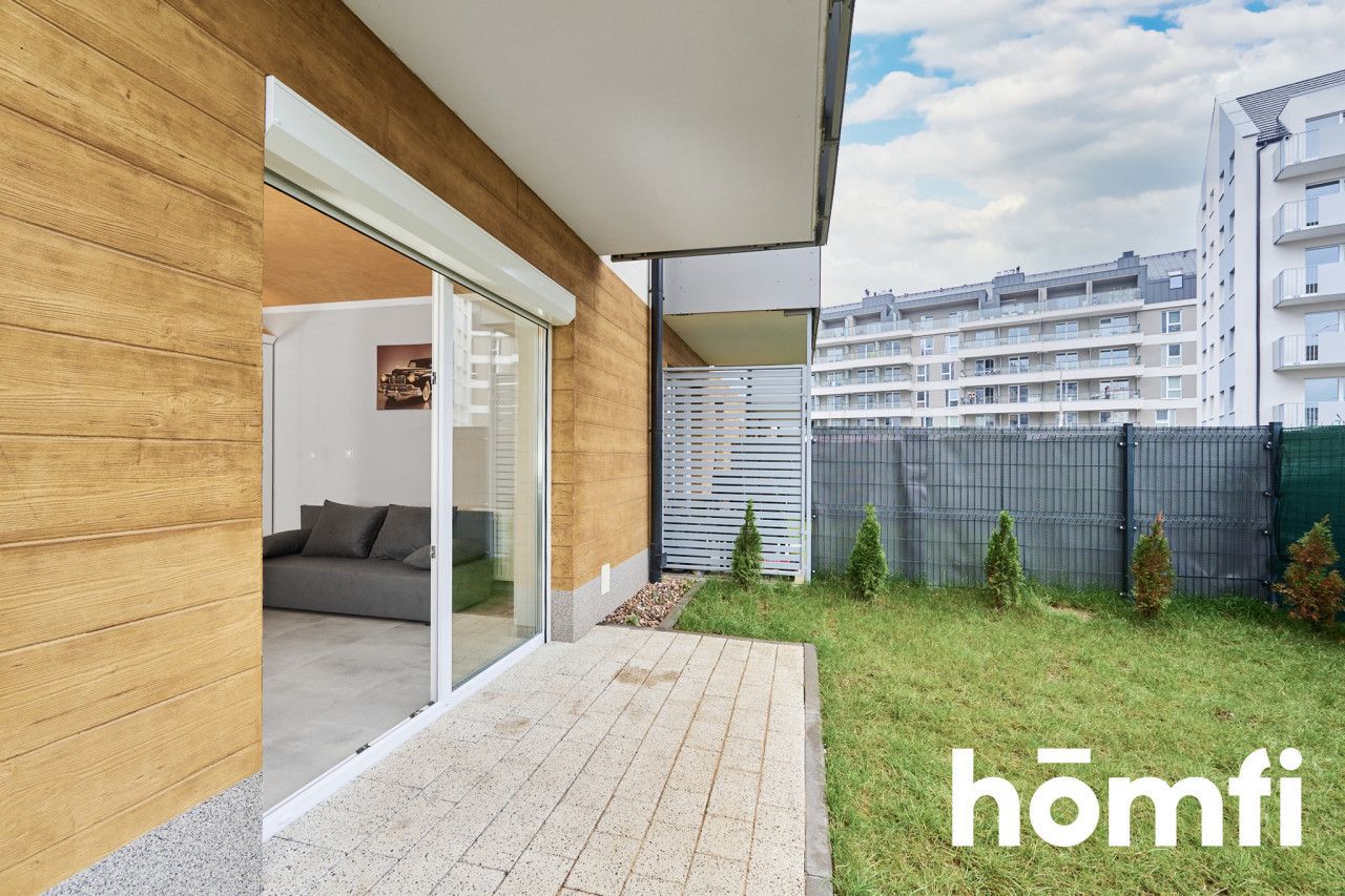 One-bedroom apartment with garden Drabika Street Jagodno - Apartment - Rent - Wrocław, Krzyki / Jagodno