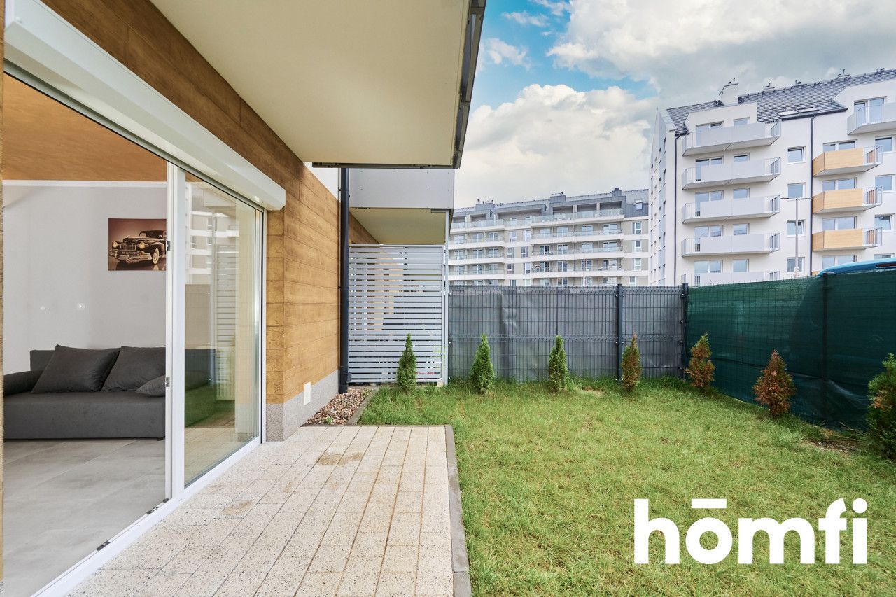 One-bedroom apartment with garden Drabika Street Jagodno - Apartment - Rent - Wrocław, Krzyki / Jagodno